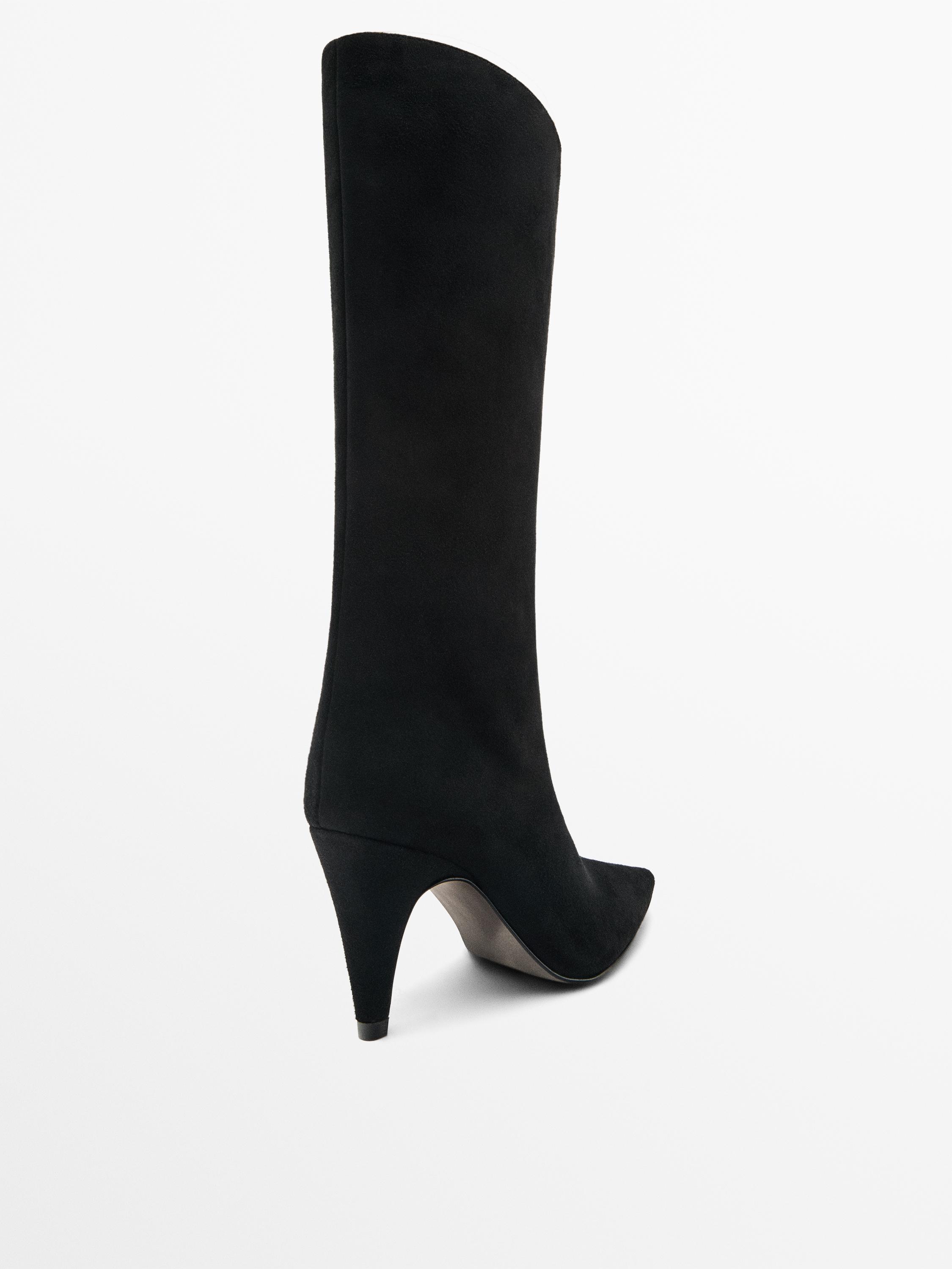 Heeled suede boots - Studio